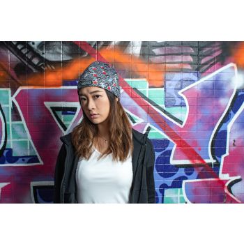 NEB03 sharks neoprene beanie XS
